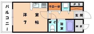 プレクラスニー和白の物件間取画像